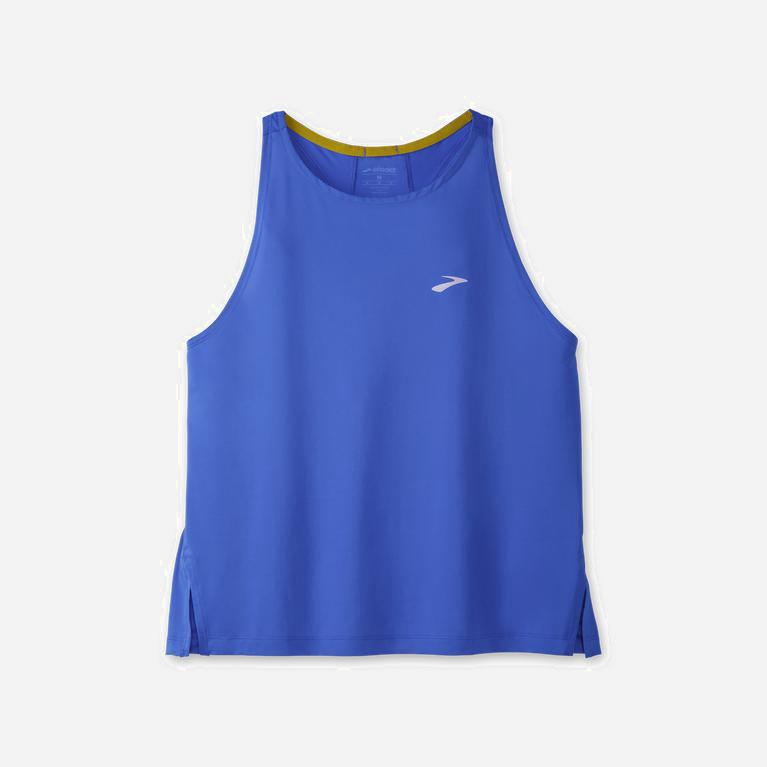 Brooks Sprint Free Breathable - Camiseta Sin Mangas Mujer - Azules (AXRK-70816)